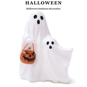 Fantôme d'Halloween Lumineux avec Lanterne Citrouille – Décoration Créative et Effrayante pour Table de Fête – Ornement Festif pour la Maison - Product Image 5