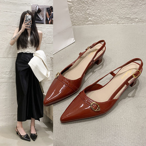 Nuova Innovazione: <span class=keywords><strong>Scarpe</strong></span> <span class=keywords><strong>da</strong></span> <span class=keywords><strong>Lavoro</strong></span> Comode con Tacco Alto e Punta Affusolata per Donne, Eleganti e alla Moda per l'Estate - Product Image 3