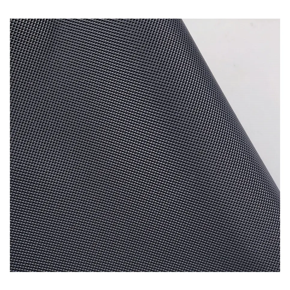 E kulit gandum berlian cekung, sarung tangan anti selip bahan kulit buatan PVC untuk kain tahan aus interior otomotif