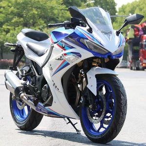 <span class=keywords><strong>Moto</strong></span> de course à grande vitesse <span class=keywords><strong>400</strong></span> <span class=keywords><strong>CC</strong></span>, bicylindre 4 temps, refroidissement liquide, ABS, moteur à essence pour adultes, directement de l'usine - Product Image 3