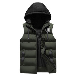 Gilet Imbottito Invernale da <span class=keywords><strong>Uomo</strong></span> <span class=keywords><strong>Senza</strong></span> <span class=keywords><strong>Maniche</strong></span> con Logo Personalizzato, Piumino Trapuntato Antivento alla Moda, Abbigliamento Casual da Esterno - Product Image 5