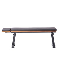 Banc de musculation compact pour appartement, idéal pour l'entraînement à domicile avec haltères – Conception peu encombrante