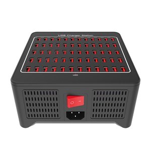 50 Ports <strong>Charger</strong> USB <strong>Charger</strong> Station Fast <strong>Charger</strong> Smart Charging 250W 5V50A <strong>Multi</strong> Ports Heat Dissipation Charging Station - Product Image 1