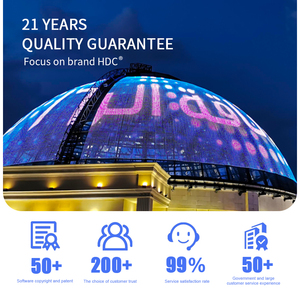 Maille transparente P20 P30 P40 P50 P60 d'écran de grille d'affichage de LED de défilement flexible extérieur d'IP68 pour la publicité de façade de médias - Product Image 4