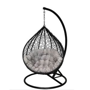 Hamaca Colgante Impermeable con Marco de Acero, Forma de Huevo, Silla Tipo Nido de Pájaro - Product Image 1