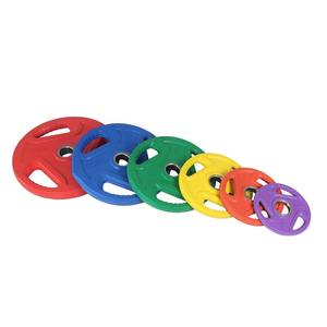 Placas de peso Olympicing, placa de peso calibrada, Barbell con placas de peso, juego de placas de peso, gimnasio, ejercicio, goma Unisex, Universal, - Product Image 6