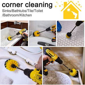 Accessoire de brosse 8 pièces brosses de forage <span class=keywords><strong>fixation</strong></span> brosse de nettoyage <span class=keywords><strong>Kit</strong></span> de nettoyage pour carrelage cuisine <span class=keywords><strong>baignoire</strong></span> - Product Image 3