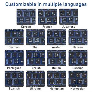 Étui de clavier sans fil fin personnalisé pour iPad Air 11 2024 2025 avec clavier tactile et support pour stylet, vente en gros d'usine - Product Image 2