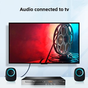 สายเคเบิล CableCreation Toslink to Mini Toslink ยาว 3 ฟุต, สายสัญญาณเสียงดิจิตอลออปติคอล SPDIF สำหรับ IMac, Mac Pro, <span class=keywords><strong>Chromecast</strong></span> Audio, Soundbar - Product Image 2