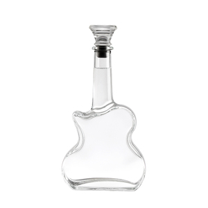 Bouteille à liqueur rectangulaire en verre à dessus arqué de 750 ml, <span class=keywords><strong>carafe</strong></span> à whisky en <span class=keywords><strong>cristal</strong></span> transparent avec bouchon en verre pour brandy, vodka, spiritueux - Product Image 6