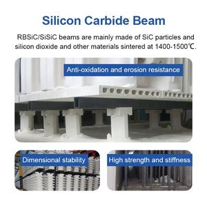 Vigas Transversales de Carburo de Silicio Refractario de Super Calidad al por Mayor, Tubo de SiSi SiC con Orificios - Product Image 4