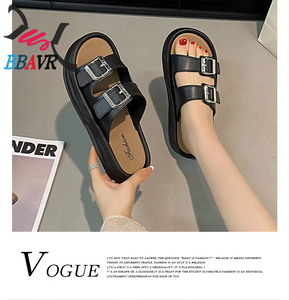Sandalias de Plataforma Blancas de PU para Mujer, Marca BBAVR, Punta Abierta, Antideslizantes, Suela de PVC, Forro de Malla, Entresuela de Goma, para Verano - Product Image 5