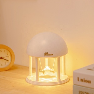 Rechargeable Rotating LED Projector Dimming Table <strong>Lamp</strong> for Bedroom Living Room Study Hotel - Unique Design - Product Image 4