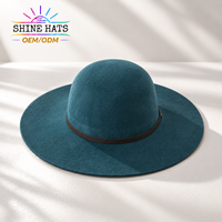 Chapeau Fedora Bowler en Feutre à Large Bord 2027, Logo Personnalisé, Vente en Gros, Vintage, Hiver, Fabricant, Sombrero Chapeau Femme 100% Laine