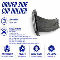 Support de rangement gris côté conducteur E90 51459173465 pour BMW E90 2005-2012, pièce de rechange pour console centrale de véhicule
