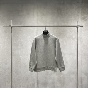 Felpa Oversize da <span class=keywords><strong>Donna</strong></span> con Collo Alto Personalizzata, Ricamata, in Morbido Cotone, Stile Streetwear - Product Image 3