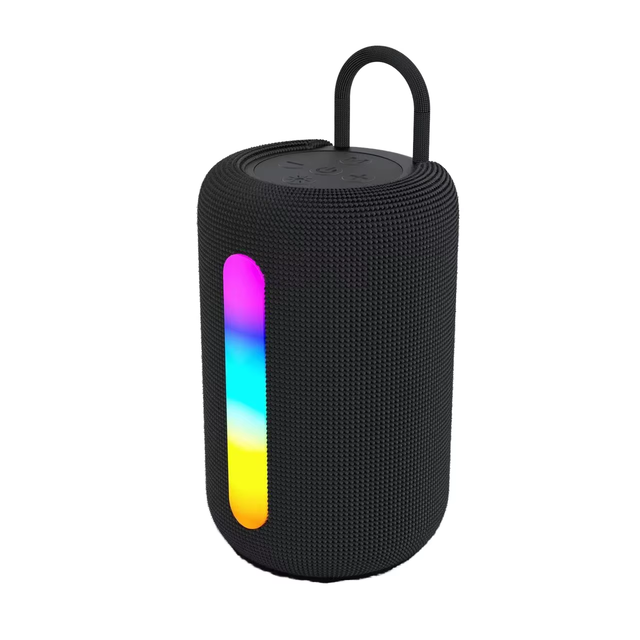 F6 Fabric Hifi Portable MINI BT Speaker FM Radio Active Trending Stereo Bass Woofer RGB Computer Support TF/USB