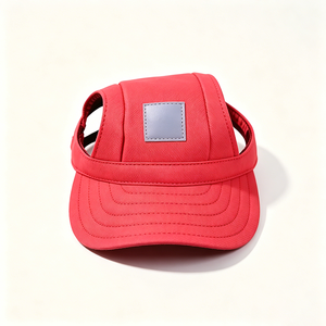 Chapeau de camping pour animaux de compagnie ACE rouge, protection UV, respirant, pour la randonnée estivale en plein air - Product Image 4