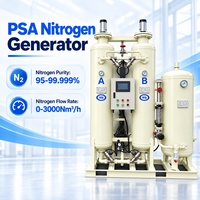 Générateur d'azote PSA compact le plus populaire, 16 bars, pour découpe laser, 30 Nm³/h, 99,99 % de pureté