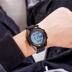 Montre numérique tendance <span class=keywords><strong>SKMEI</strong></span> <span class=keywords><strong>1667</strong></span> pour hommes, sélection de la langue, réglage du volume, montre à LED - Product Image 5