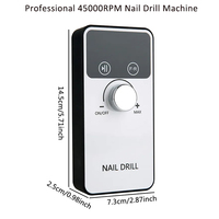Professionnel acrylique ABS Portable bureau perceuse à ongles Machine 45000 tr/min vitesse polisseuse à ongles 35W câble sans fil clous perceuse