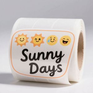 Pegatinas de Vinilo Adhesivas Personalizadas a Todo Color con Logotipo, Resistentes al Agua, con Holograma y Diseño de Dibujos Animados, MOQ Bajo - Product Image 1