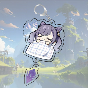 Productos al por Mayor, Llaveros Acrílicos de <span class=keywords><strong>Genshin</strong></span> <span class=keywords><strong>Impact</strong></span>, Colgantes de Cosplay Populares, Artículos del Juego, Regalos para Fans - Product Image 5