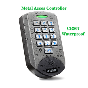Clavier de contrôle d'accès métallique étanche IP68, 12V 24V, capacité 2000 utilisateurs, sortie Wiegand, pour serrure de porte d'appartement, d'école ou de bureau - Product Image 2