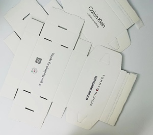 Mất độ nhớt tự xé Băng khóa hộp đóng gói an toàn cho quần áo kết hợp khóa Matt Cán dập nổi giấy tái chế - Product Image 5