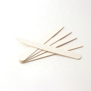 Nhà Máy Chuyên Nghiệp Trắng Bằng Gỗ Móng Tay Tập Tin Dao Hình Dạng 100/180 Và 180/240 Grit Hai Mặt Biểu Tượng Mỏng Mỏng Ngón Tay Móng Tay Tập Tin - Product Image 2