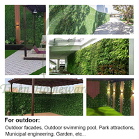 Tizen – décoration en gros, clôture d'aménagement paysager, fausse feuille, toile de fond, murs de plantes artificielles, mur d'herbe verte