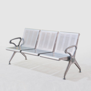Sillas de espera Bao Xian Row BX-T63P con estructura de acero y reposabrazos para áreas de espera de aeropuertos y hospitales - Product Image 1