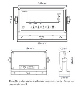 गर्म बेच उत्पाद मंजिल वजन पैमाने एलईडी उच्च चमक प्रदर्शन बैटरी इलेक्ट्रॉनिक वजन सूचक - Product Image 6