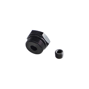 Aluminum Intake Heater Boost <b>Plug</b> Thread <b>Adapter</b> 2.5cm x 1.7cm <b>Universal</b> Fit for Turbocharger Piping Retrofit Upgrade - Product Image 3