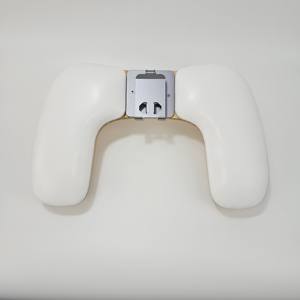 Repose-main ergonomique en forme de U en cuir PU et éponge avec support de téléphone pour <span class=keywords><strong>manucure</strong></span>, base en bois, pour salon - Product Image 2