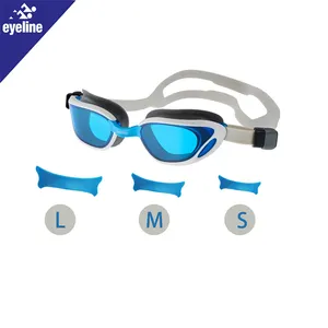 Óculos De Natação Profissional Logotipo Personalizado Silicone Flexível Quadro Verão Anti Uv Protegido Swim Goggles