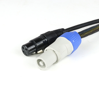 Câble composite 2-en-1 3M Power Signal 3*2.5 Alimentation + 3*0.3 DMX 3 broches XLR en fer pour scène intérieure Chine 1 pièce