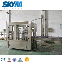 Otomatik 2000BPH komple içme maden suyu şişeleme üretim hattı/Pet şişe saf su dolum kapatma tesisi makinesi