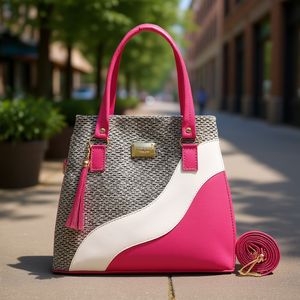 Bolso de Yute para Mujer Buganvilia de Fana Harlow, Bolso de Moda Ecológico con Borla, Bordado y Decoración de Letras para Uso Diario - Product Image 2