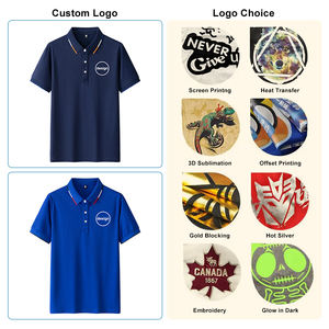 Camisetas de Algodón Piqué de Alta Calidad con Bordado, Camisetas Casuales para Gimnasio, Camisetas Polo de Compresión para Hombre, Venta al Por Mayor OEM - Product Image 3