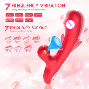 Vibrateur à succion Hollow Slapping Rabbit, double stimulation du point G et du clitoris, vibrations puissantes, silencieux, jouet sexuel pour couples adultes - Product Image 2
