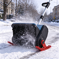 Pelle à neige sans fil de 12 pouces, pelle à neige portable, machine de déneigement pour allée, trottoir, équipement d'atelier extérieur d'hiver