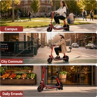 Trottinette électrique directe usine avec siège et panier, 36V 250W 3.0Ah Lithium, Bluetooth, 18-20km/h, éclairage LED, charge utile 80kg