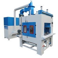 Machine de sablage automatique haute performance avec tables d'indexation rotatives, système de sablage