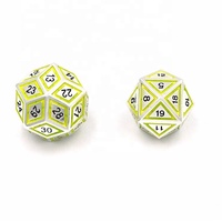 Dés à jouer en métal massif à 30 faces D30 sur mesure en gros, utilisation pour les jeux et les plateaux, logo personnalisé