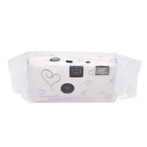 Cheap One Time Use White Cover 35Mm Vintage Mini <b>Disposable</b> <b>Camera</b> With Film for Wedding Guest - Product Image 5