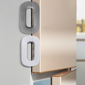2026 New Refrigerator Cabinet Safety <b>Locks</b> Baby Fridge <b>Lock</b> Child Cabinet <b>Freezer</b> Catcher for Kids Baby Cupboard Safety <b>Locks</b> - Product Image 1