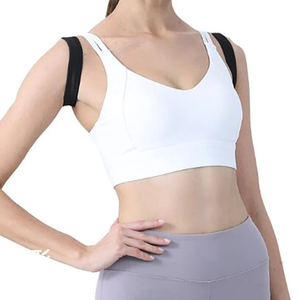 Correcteur de posture dorsal professionnel réglable avec matériau en spandex et nylon pour soulager les douleurs au cou sous les vêtements - Product Image 3