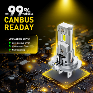 AUXITO H7 Bulbs 10000LM Halogen Size 6500K White No <b>Adapter</b> Required Canbus <b>Plug</b> and Play - Product Image 6