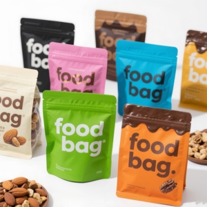 <span class=keywords><strong>Kraft</strong></span> Giấy túi thực phẩm với logo tùy chỉnh in xử lý đóng lại được cho Takeaway giao hàng cà phê đồ ăn nhẹ brandable có thể gập lại tái sử dụng - Product Image 5